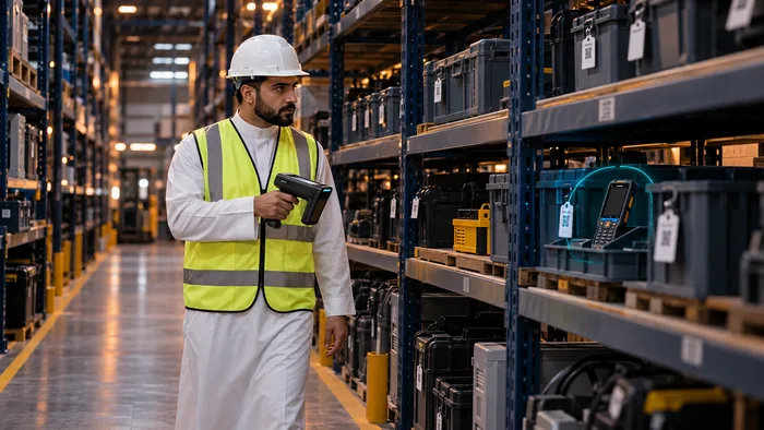 Team tracking down a missing warehouse asset